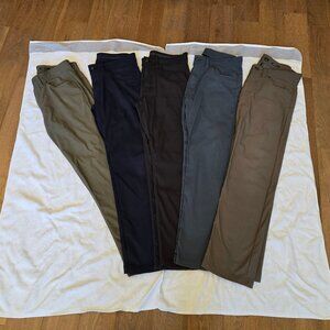 prAna Brion Pants Lot of 5 — Men's 31x30 Stretch